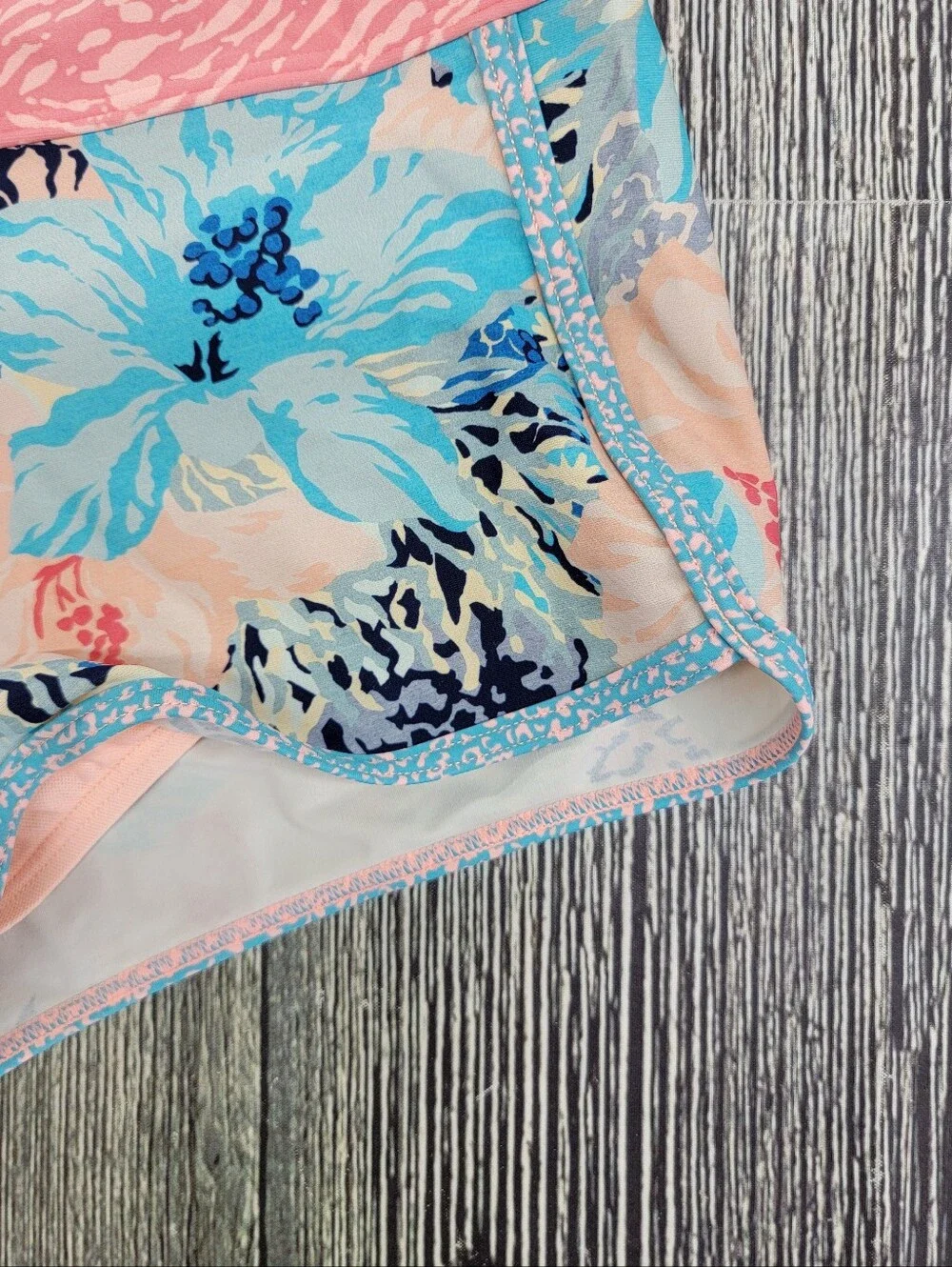 Athleta Girl Bora Bora Floral Cannonball Shorts Swim Bottoms
